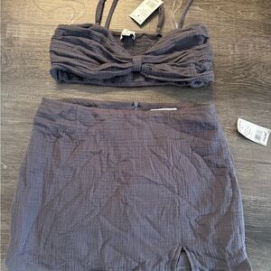 Discovery Charcoal Skirt Set